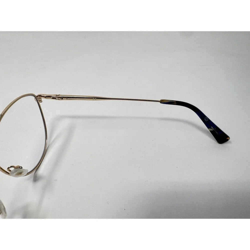 Longchamp LO2143 Eyeglass Frames Only 400 Gold Blue 53-17-140 Authentic